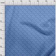 thumbnail image 3 of oneOone Cotton Silk Blue Fabric Toile Sewing Craft Projects Fabric Prints By Yard 42 Inch Wide, 3 of 4