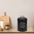 thumbnail image 4 of Metal Storage Bin, Vegetable Container, Potato Onion Garlic Organizer, Iron Kitchen Canister with Lid, 1-Piece, 4 of 6