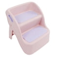 thumbnail image 1 of Marchepied à 2 Marches, Base Stable Repose-Pieds pour Enfants pour Salle de Bain Jaune Vert, Rouge Bleu, Violet Rose, 1 of 8