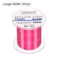 thumbnail image 2 of Uxcell 547Yard 3Lb Fil de Pêche en Nylon Monofilament Enduit de Fluorocarbone Fuchsia, 2 of 7