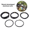 thumbnail image 2 of 1 Rouleau 5 m Bonsai Wire Pliable Réutilisable Antirouille Flexible Pratique Rangement Forme de Plante 6 Tailles Bonsai Entraînement de Branche Fil Noir pour Balcon, 2 of 8