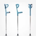 thumbnail image 1 of Forearm Elbow Crutch Aluminium Portable Stretchable High Load Capacity Elbow Forearm Walking Stick, 1 of 6