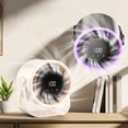 thumbnail image 1 of Big Savings! Desktop Electric Fan with 100 Speed Settings, High-Speed Circulation Fan for Household or Office Use, Rechargeable Digital Fan with Night Light Function for Comfort, 1 of 7