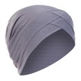 thumbnail image 1 of CEHVOM Women Solid India Hat Muslim Ruffle Cancer Chemo Beanie Turban Wrap Scarf Cap, 1 of 2