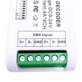 thumbnail image 4 of GIDERWEL Mini Décodeur DMX à 4 Canaux, Décodeur DMX RGBW, Contrôleur de Bande LED RGB RGBW 16A, Décodeur DMX 512 pour Module de Bande LED, Pilote de Gradateur L, 4 of 7