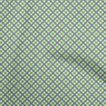 thumbnail image 1 of oneOone Cotton Flex Green Fabric Check Craft Projects Decor Fabric Printed By The Yard 40 Inch Wide, 1 of 5