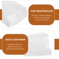 thumbnail image 4 of OULII 100pcs Disposable Food Packaging Bags Oil Paper Snack Takeaway Bags For French Fries And Chips And Design, 4 of 8