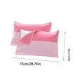 thumbnail image 3 of Coarse Cloth Pillowcase Towel, 1-Pack Breathable Sweat-Absorbing Polyester Wrap, Padded Non-Wetting Cover, Knitted Fabric, Soft Pillow Protector, Multicolor, 29x19in, 3 of 6