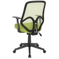 thumbnail image 2 of Salerno Series High Back Green Mesh Office Chair with Arms, 2 of 7