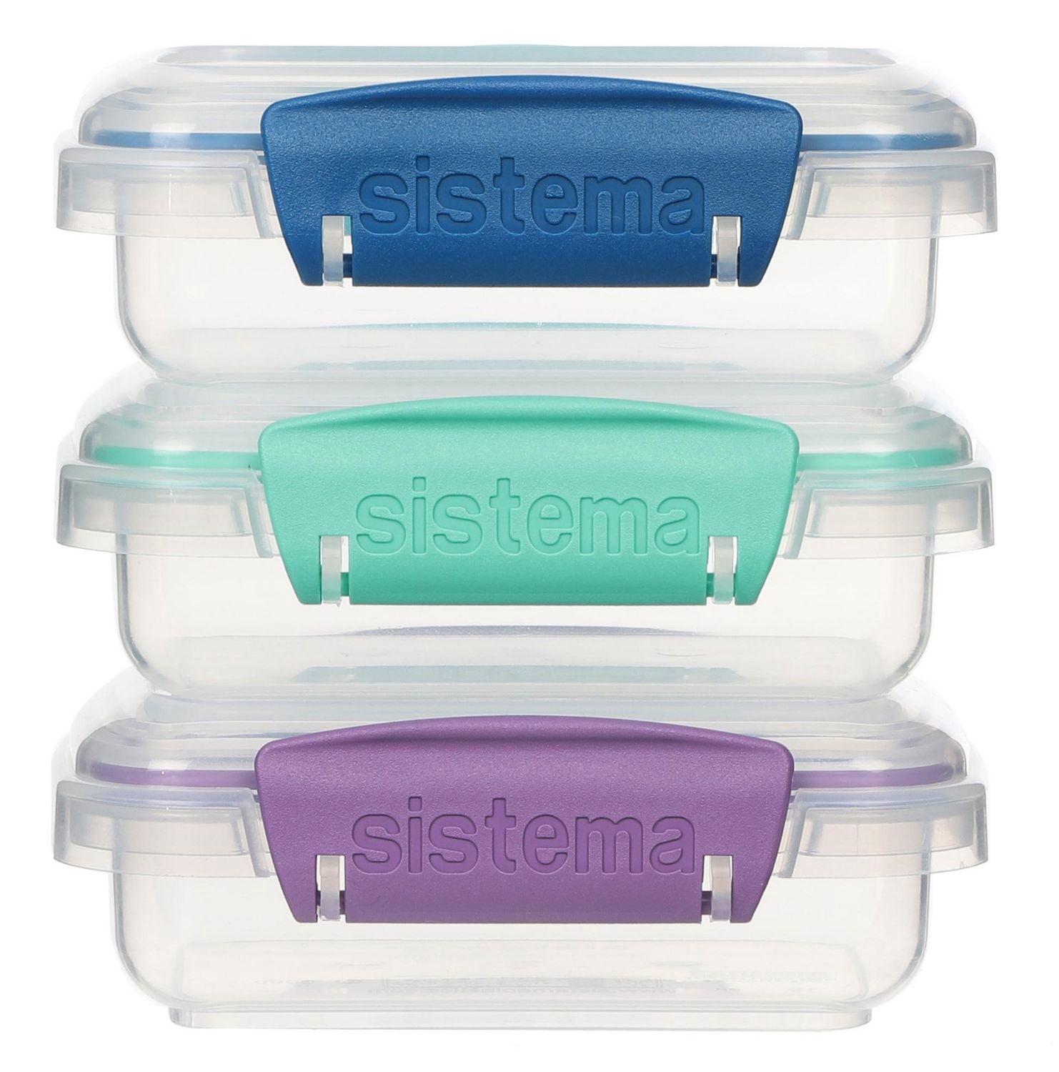 Sistema Klip It Food Storage Containers, Colour May Vary