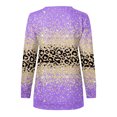 thumbnail image 5 of 2023 Chandail de Mode pour Femmes Rabais de 50 % Liquidation Hauts pour Femmes Automne Manches Longues Chandail Ample Chemise Chic Décontractée Chandails à Rayures à Col Rond pour Dames, 5 of 5