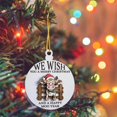 thumbnail image 3 of Christmas Hanging Pendant Letter Animal Curved Snowflake Festive Wooden Colorful  Shape Clear Pattern Reusable Decoration Pendant, 3 of 10