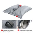 thumbnail image 3 of 2 Pcs Sacs de Sable en Toile Oxford, Sacs de Sable pour gazebo, Sacs de Poids pour gazebo, Base pour Parasol, Sacs de Poids pour Fournitures d'Extérieur, Gris, 3 of 9