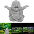 thumbnail image 5 of Fat Smiling Buddha Garden Ornament Sandstone Effect Outdoor Indoor Statue Decor, 5 of 5