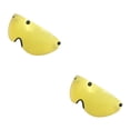 thumbnail image 1 of Transemion for Visor Peak 5-Snap Open Face Spare Parts Replaces Yellow Type B 2Set, 1 of 6