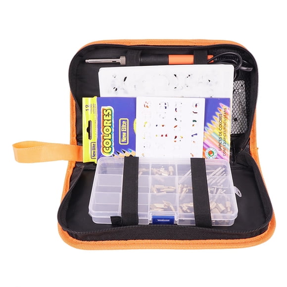 WHEANG Drill Bit Set 71 Pcs Wood Burning Tool Kit Stencil Cutter Custom Stencils Decorative Custom Crafting Design Tips Craft Set Wood Burning Tips One Size Orange