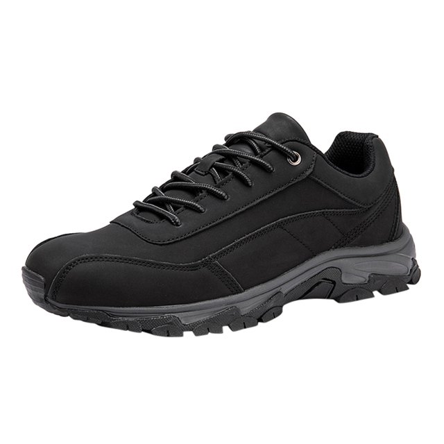 WEAIXIMIUNG Espadrilles pour Hommes 12 Wide Chaussures de Randonnée d'Extérieur en Cuir à Lacets pour Hommes Chaussures de Sport Décontractées de Randonnée