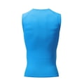 thumbnail image 4 of BADHUB Men's Quick Dry Athletic Tank Tops Compression Running High Stretch Sleeveless T Shirt Workout Performance Cut Off Tee Shirt Blue M, 4 of 5