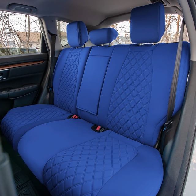 FH Group Neoprene Custom Fit Seat Covers for 2017-22 Honda CR-V LX EX EX-L Rear Set