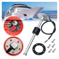 thumbnail image 3 of 100-500mm Stainless Steel Marine Fuel Level Gauge Sensor Fit Boat Car Fuel Level Gauge Meter 0-190ohm With Red Backlight ,Easy to Install, 3 of 6