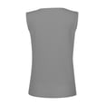 thumbnail image 5 of AherBiu Ribbed Tank Tops for Women 2024 Summer Knitted Slim Fitted Camis Stretchy Comfy Button V Neck Tops, 5 of 5