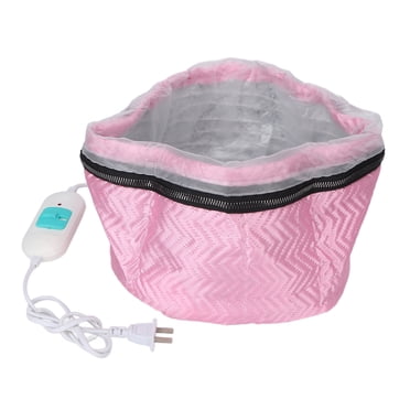 Capuchon de Traitement Thermique pour Cheveux, Température Réglable, Conditionnement Profond, Capuchon Chauffant Électrique, Fiche US 110‐220 V
