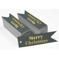 thumbnail image 2 of Inkdotpot Real Gold Foil Merry Christmas Tags Favor Hang Paper Tags 50 Pieces, 2 of 6