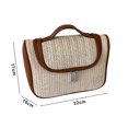 thumbnail image 3 of YAOMOBB Hand-Portable Makeup Bag Large Capacity Makeup Bag Waterproof Faux Leather with Zipper Closure and Wide Handle Design, 3 of 7