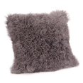 thumbnail image 1 of Moe's Oreiller en Fourrure d'Agneau Grand Gris, 1 of 3