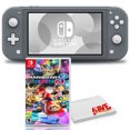thumbnail image 1 of Nintendo Switch Lite (Gray) Bundle with Mario Kart 8 and Cleaning Cloth, 1 of 8