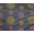 thumbnail image 4 of oneOone Polyester Lycra Fabric Spiral & Floral Block Print Fabric By The Yard 56 Inch Wide, 4 of 4