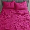 thumbnail image 3 of Nestl Full Sheet Set, 1800 Series Microfiber Deep Pocket 4 Piece Bed Sheet Set, 3 of 8
