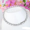 thumbnail image 1 of 925 Sterling Silver Tennis Women's Bracelets Bangle, 1 of 3
