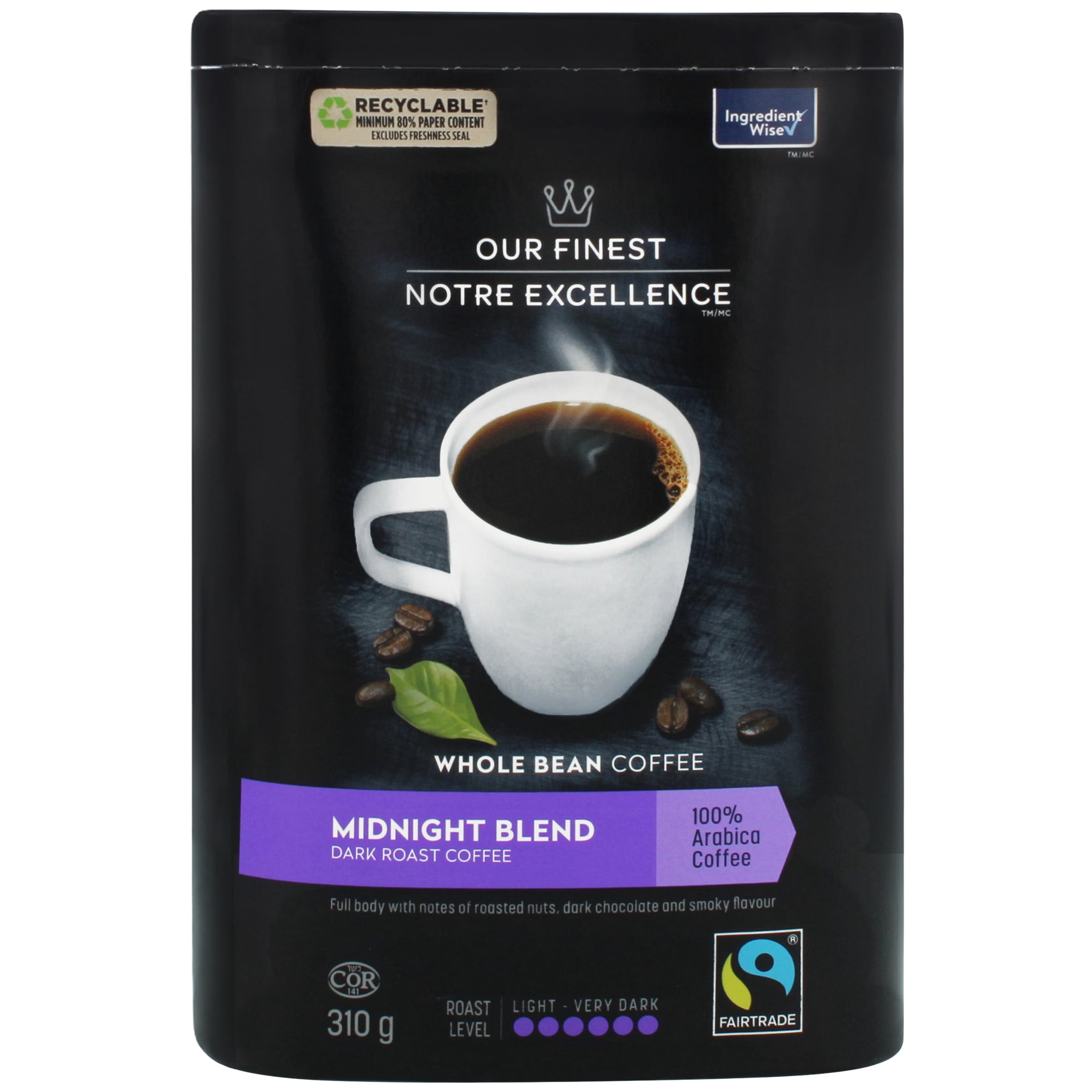 Our Finest Midnight Blend Whole Bean Coffee