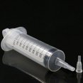 thumbnail image 3 of MesaSe 2 Pcs Large Plastic Syringe  Pet Feeder  Cat Dog Bird Rat Rabbit Plastic Needleless Reusable Injector Measuring Watering Supplies(100 ml), 3 of 4