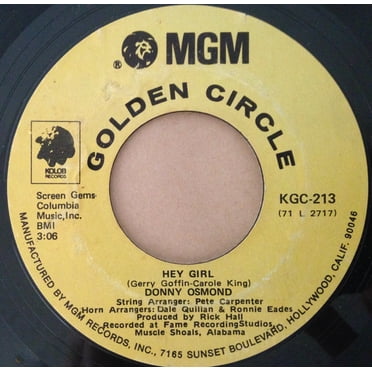 Donny Osmond – Hey Girl / Puppy Love (7" 45RPM)