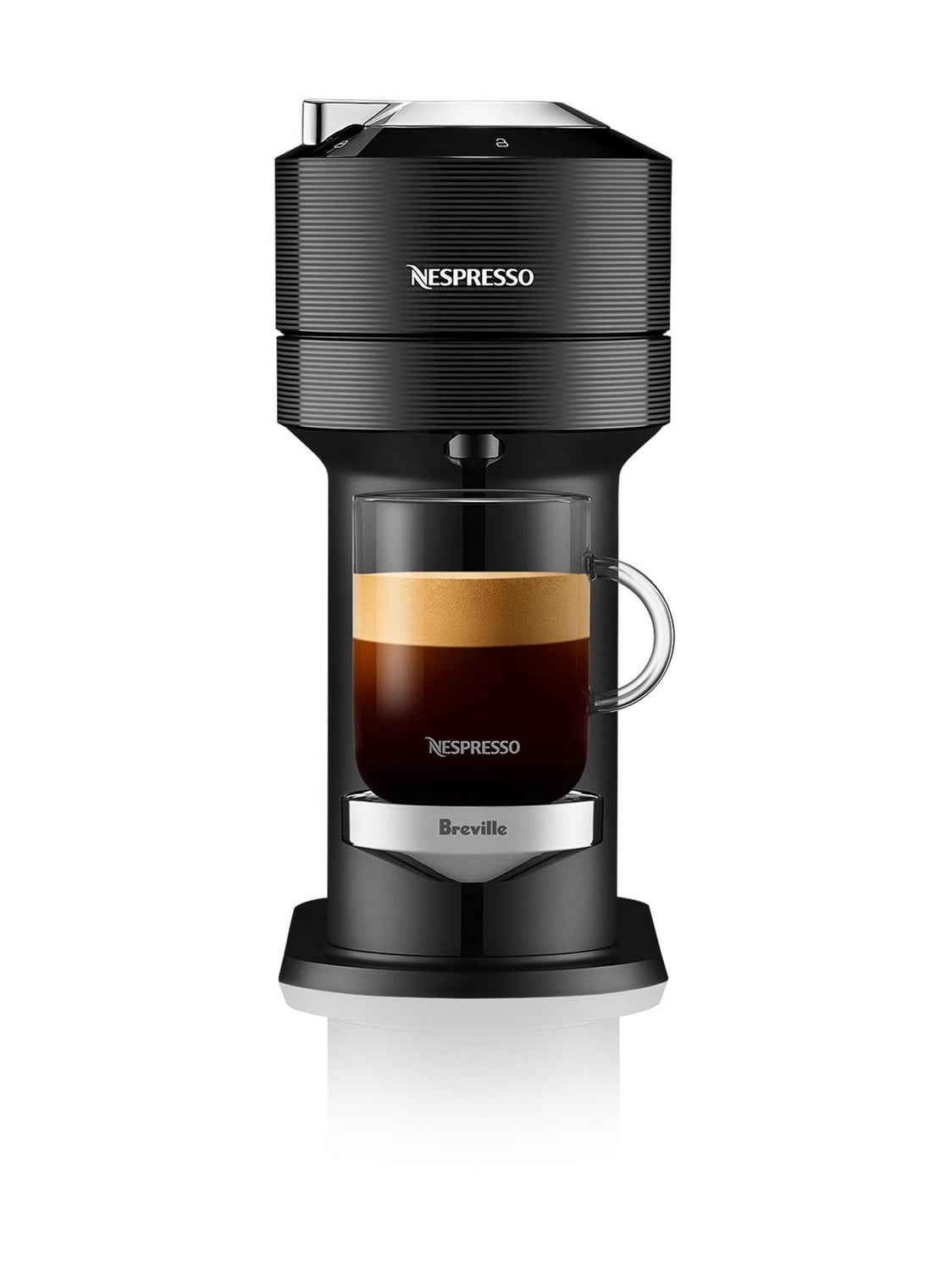 Refurbished Breville BNV530BLK1BUC1 Nespresso Vertuo Next Premium Coffee and Espresso Machine, Classic Black