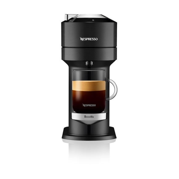 Refurbished Breville BNV530BLK1BUC1 Nespresso Vertuo Next Premium Coffee and Espresso Machine, Classic Black