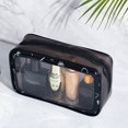 thumbnail image 2 of Jinsinto Waterproof Transparent Pvc Shower Cosmetic Bag Black, 2 of 4