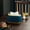 Blue, variant on Plastic Tissue Box with Spring Mechanism, Extra-Large Opening for Living Room, Kitchen, Bathroom, 7.95x5.19x4.13 in