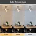 thumbnail image 3 of WILON Ceiling Light,Brushed Nickel Semi Flush Mount Light.3-Light Ceiling Light Fixtures Farmhouse Kitchen Light Industrial Hallw, 3 of 9