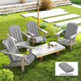 thumbnail image 2 of Outsunny 4PCS Adirondack Chair Cushion, Patio Chair Cushions, Grey, 2 of 10