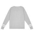 thumbnail image 4 of Meichang Chandail à Manches Longues pour Femmes Col Rond Pull de Détente Mode Imprimé Lettre Chandails en Molleton d'Automne Confortables et Chauds, 4 of 6