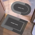 thumbnail image 4 of Dvkptbk Bath Set of 2 Bathroom Rugs Bath Mat Non Slip Absorbent Stain Resistant Quick Dry Washable Bathroom Rug Bath Mats for Bathroom Floor Tub Sink Shower Mat Easy Care Black 16"x24", 4 of 8