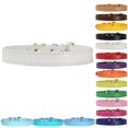 thumbnail image 2 of Faux Leather Collar Metal Buckle Pet Collar Adjustable Pet Collar for Small Dogs, 2 of 10