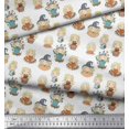 thumbnail image 2 of Soimoi Tissu Poly Georgette Mignon Fille Enfants Tissu Imprimé au Mètre 52 Pouces de Large, 2 of 5