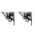 thumbnail image 1 of 2 Pcs Tree Metal Shelf Brackets, 7.87x7.87 Inches, 1 of 6