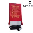 thumbnail image 1 of Large Emergency Fire Blanket Quick Release In Case English Version Y0Y2, 1 of 8