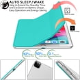thumbnail image 4 of DuraSafe Cases iPad PRO 12.9 Inch 4th 5th 6th [ Pro 12.9 4 5 6 ] MY3K2LL/A MY3J2LL/A MY2H2LL/A MY2J2LL/A TriFold PC Lightweight Smart PU Leather Protective Hard Back Cover - Green, 4 of 8