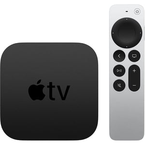 Restauré Apple TV 4K 64GB Lecteur multimédia en streaming (2nd Gen, MXH02LL/A) | HDR10 & Dolby Vision (Wi-Fi) 6 | Rénové à la télécommande Siri